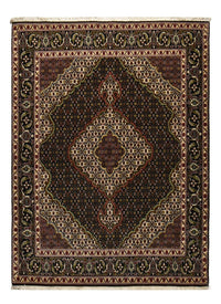 Persisk matta - Tabriz - Royal - 202 x 150 cm - mörkbrun