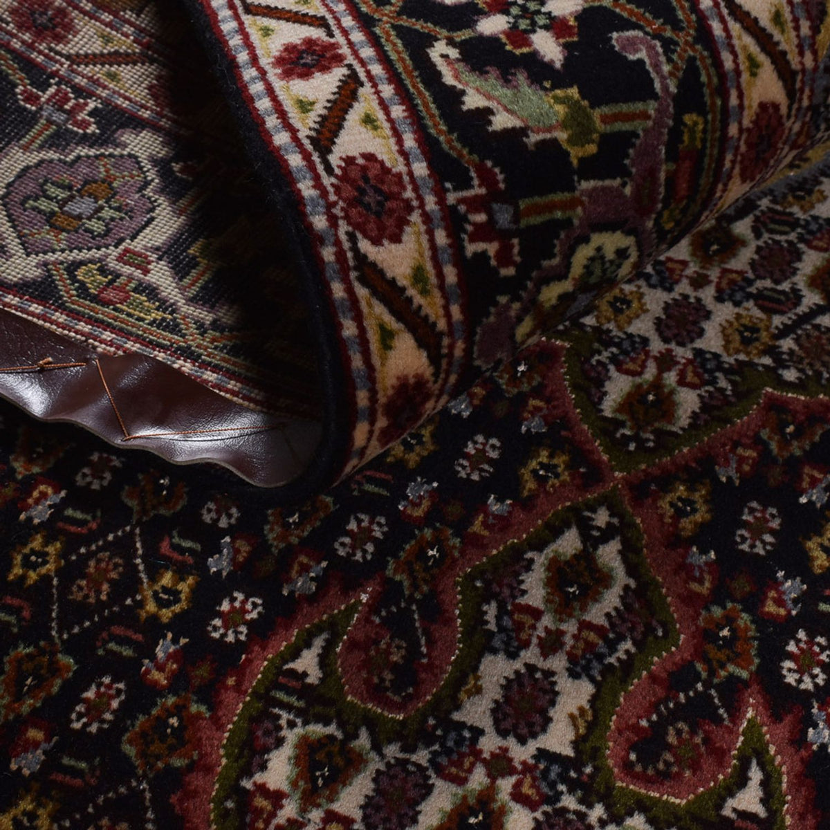 Persisk matta - Tabriz - Royal - 202 x 150 cm - mörkbrun