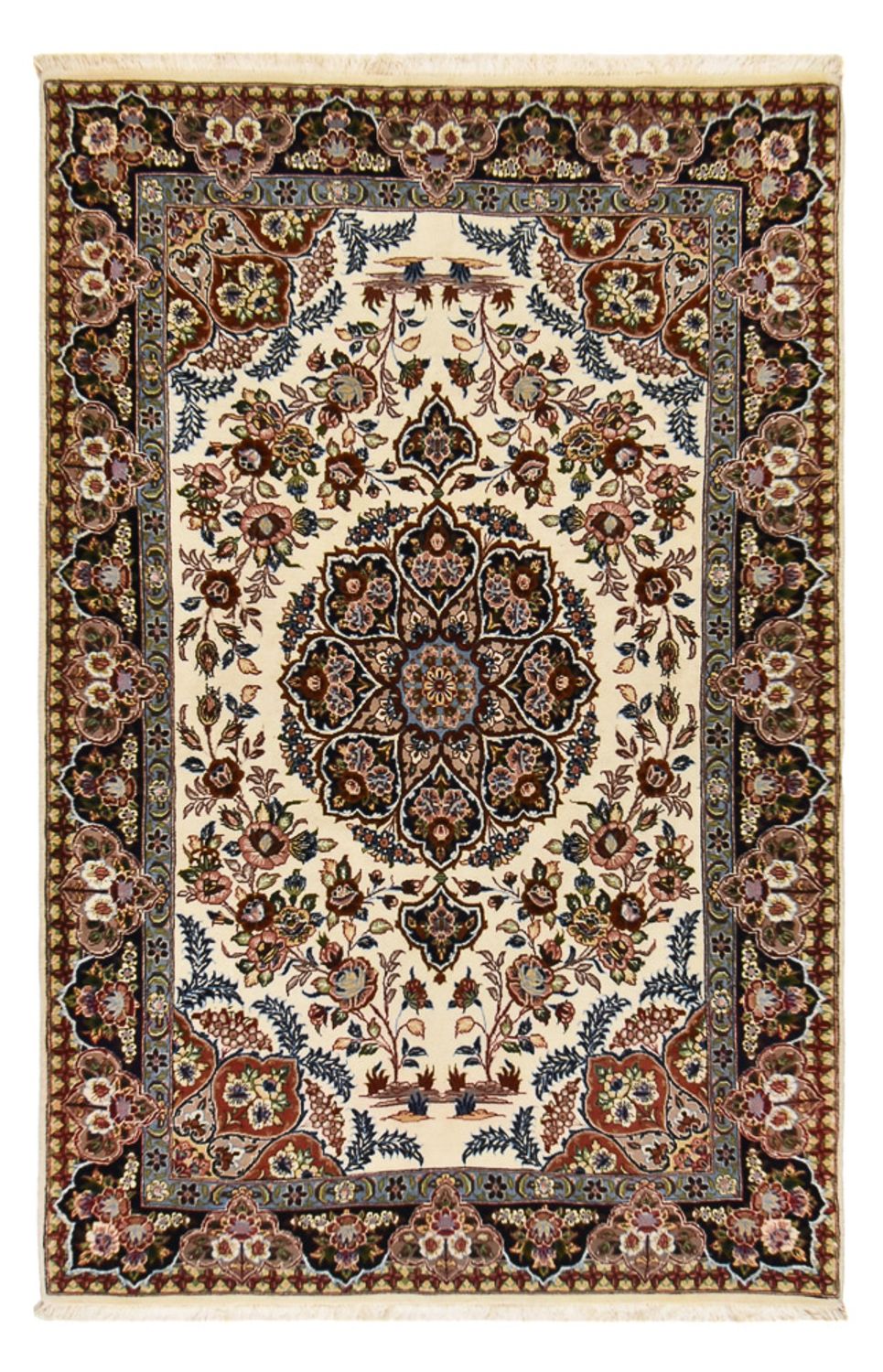 Persisk matta - Ghom - Kunglig - 218 x 138 cm - beige