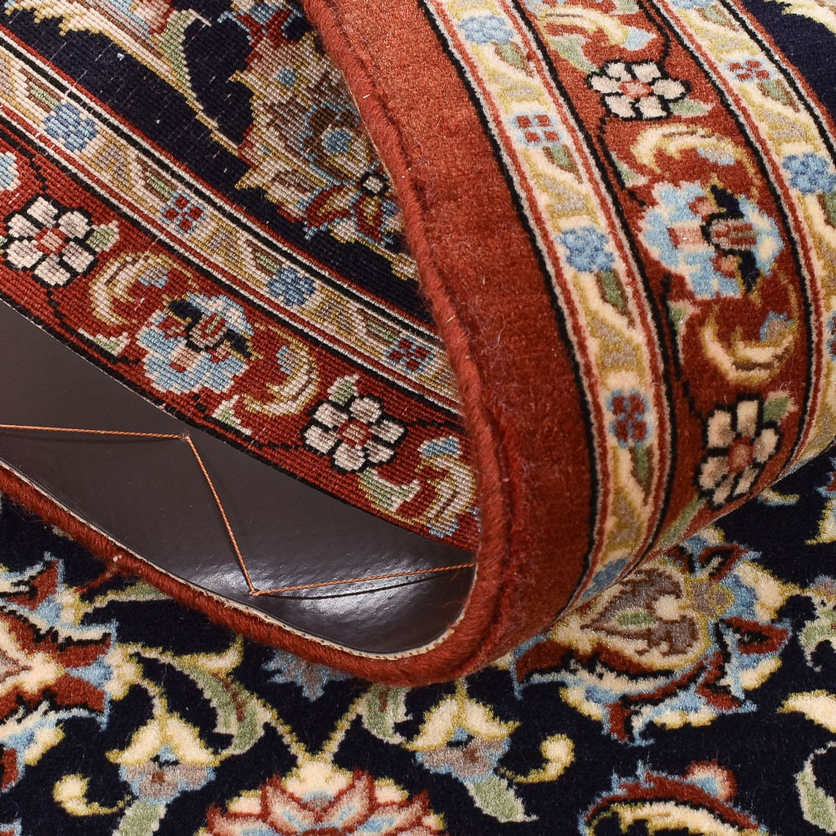 Runner Persisk matta - Ghom - Kunglig - 196 x 54 cm - mörkblå