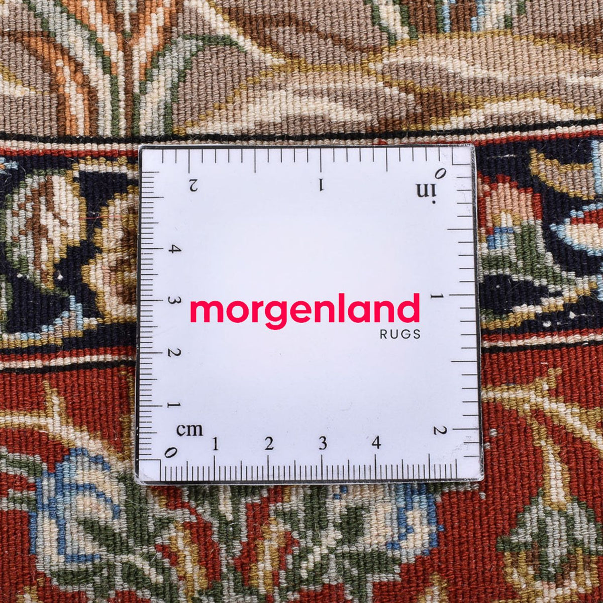 Persisk matta - Ghom - Kunglig - 201 x 129 cm - ljusbeige