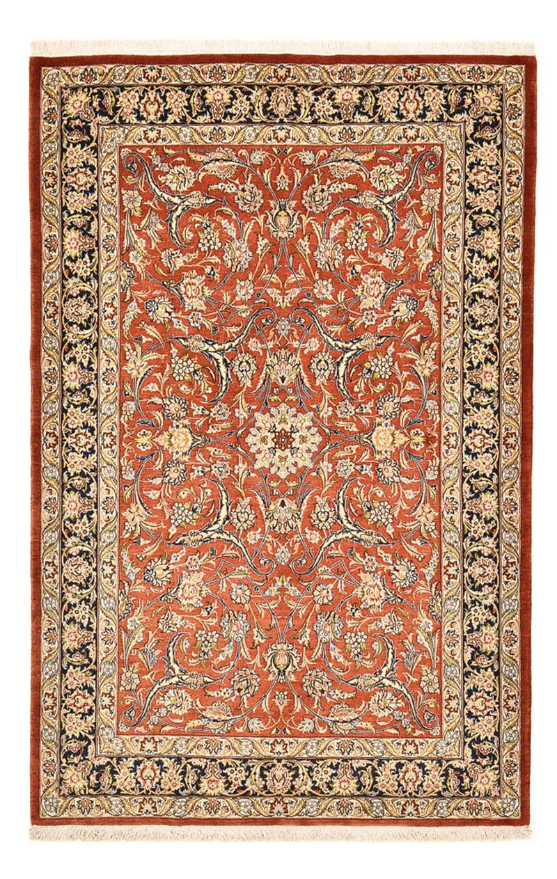 Persisk matta - Ghom - Kunglig - 207 x 134 cm - röd