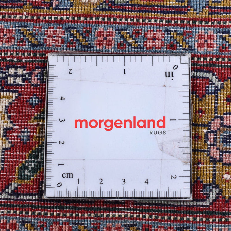 Persisk matta - Tabriz - 416 x 284 cm - bordeaux röd