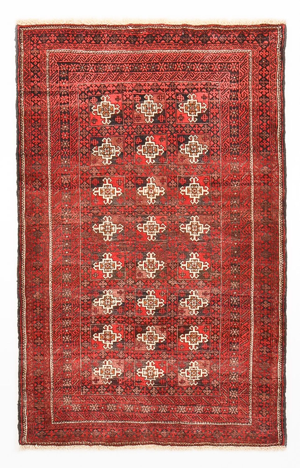 Baluch-matta - 150 x 99 cm - röd