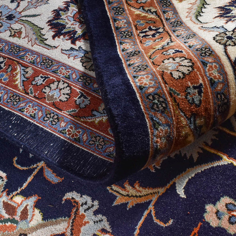 Persisk matta - Classic - Kungliga - 396 x 296 cm - mörkblå