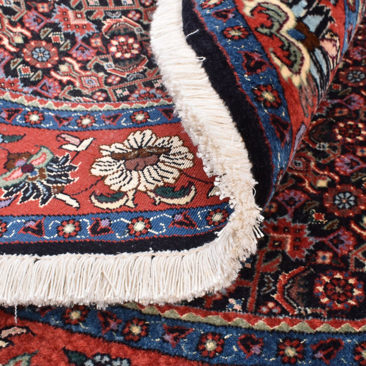 Persisk matta - Bijar runt  - 153 x 153 cm - ljusröd