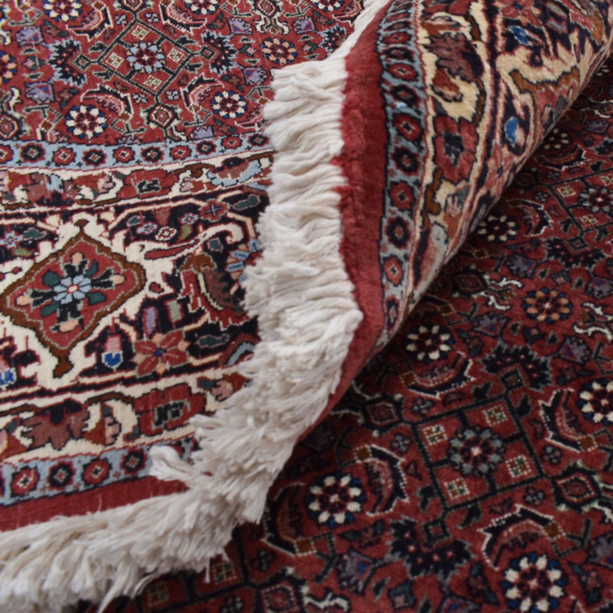 Persisk matta - Bijar runt  - 300 x 300 cm - ljusröd