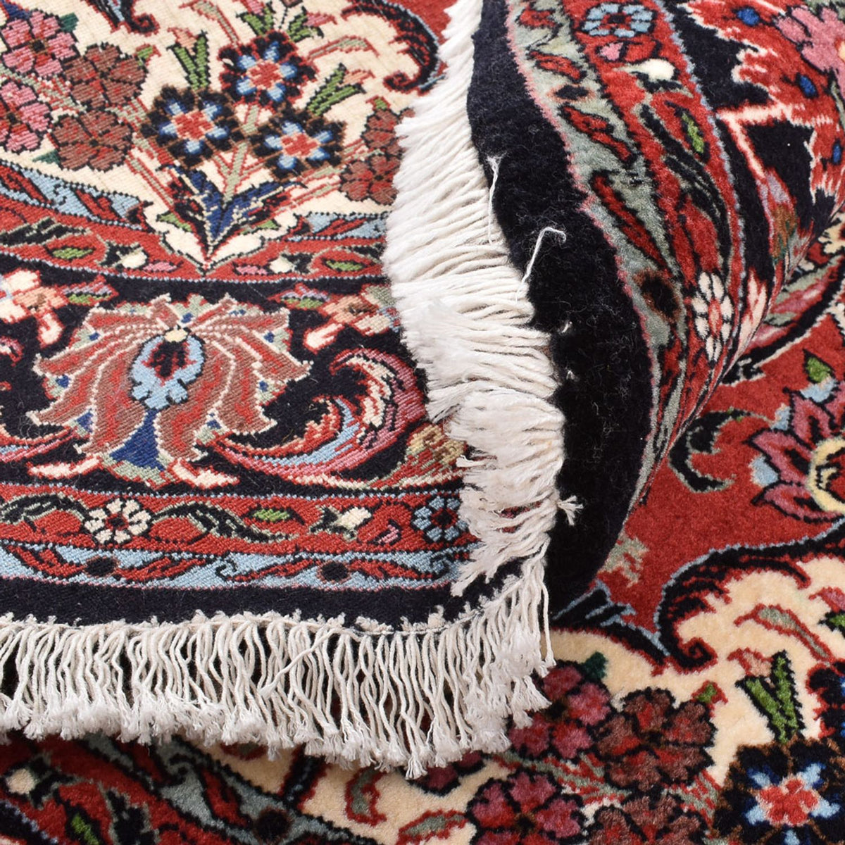 Persisk matta - Bijar runt  - 150 x 150 cm - röd