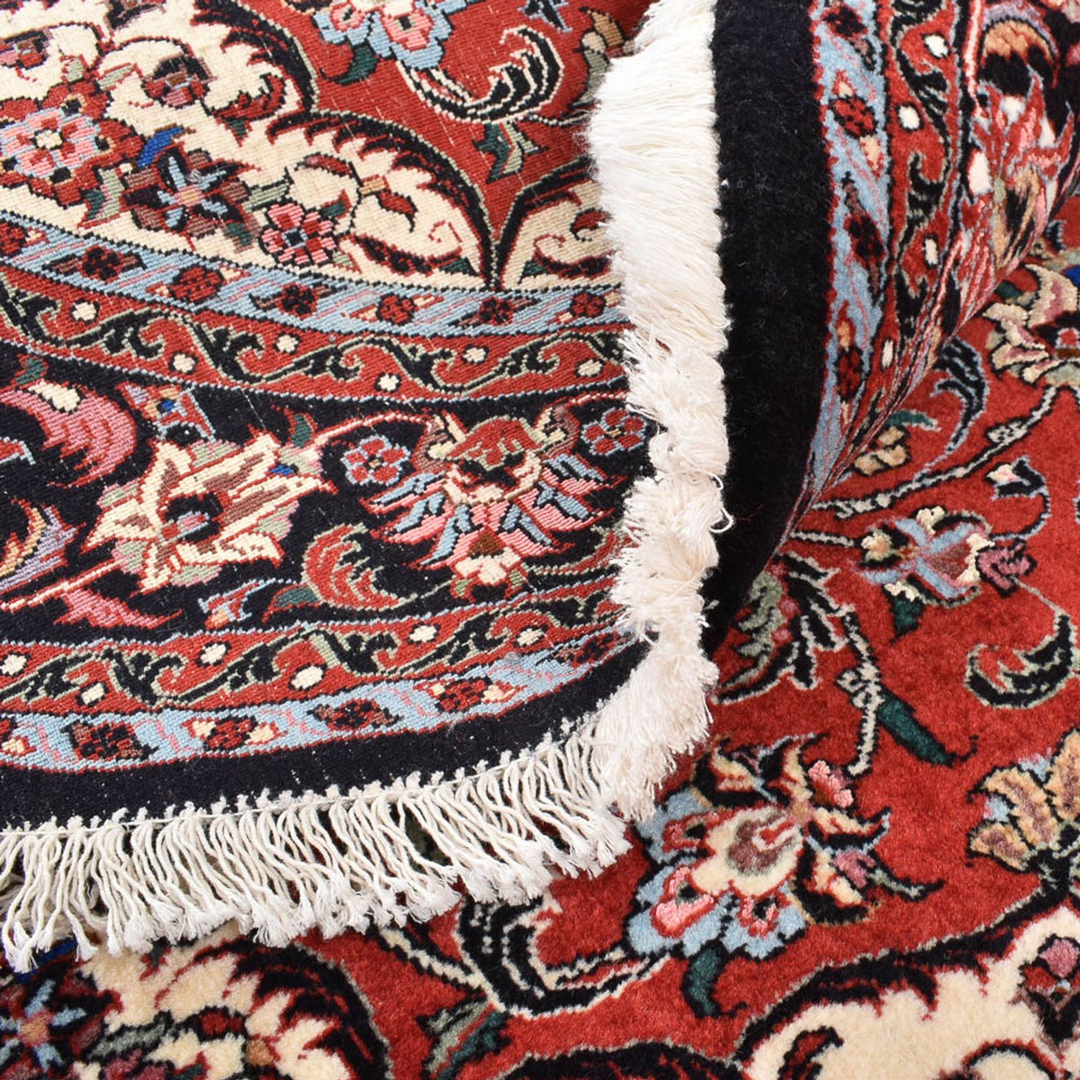 Persisk matta - Bijar runt  - 150 x 150 cm - röd