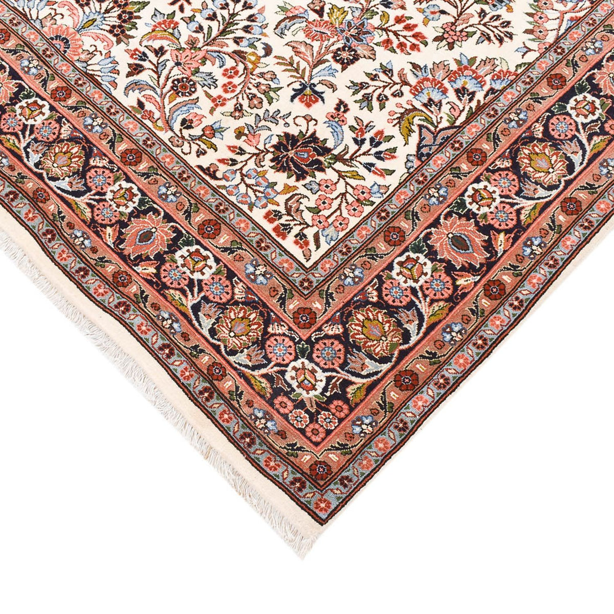 Persisk matta - Bijar - 248 x 179 cm - beige