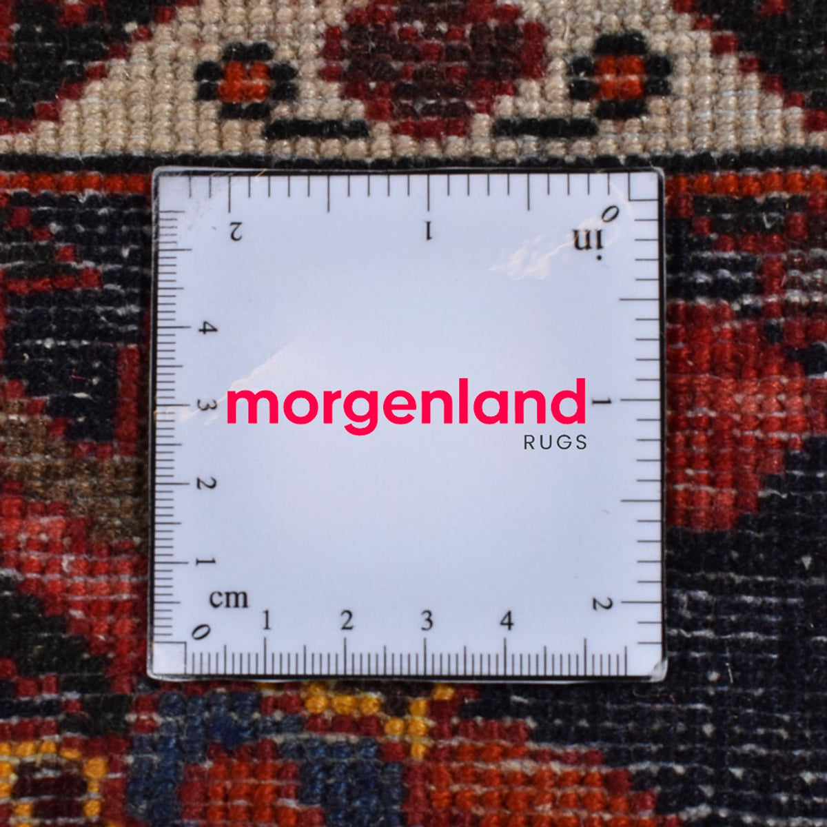 Persisk matta - Nomadic - 313 x 203 cm - mörkröd