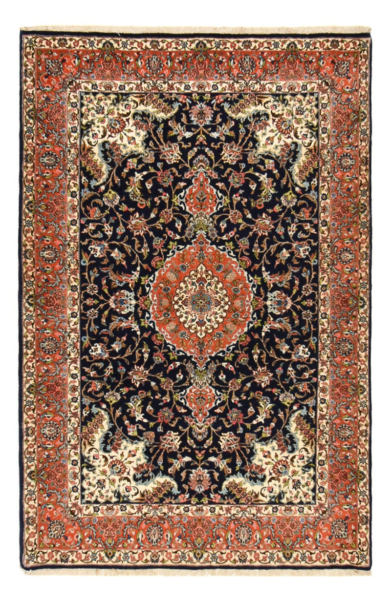 Persisk matta - Ghom - Kunglig - 205 x 137 cm - mörkblå