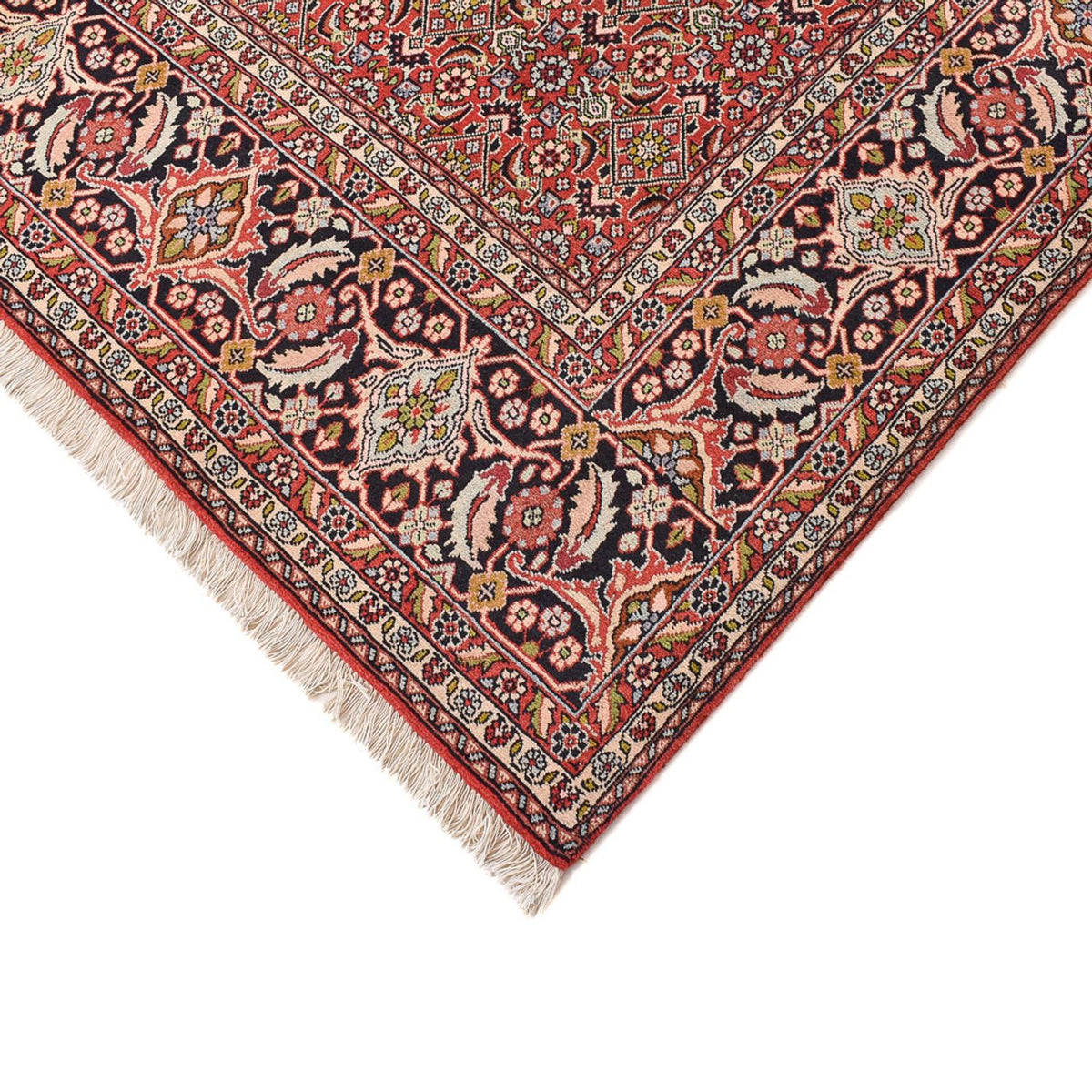 Persisk matta - Bijar - 403 x 301 cm - bordeaux röd