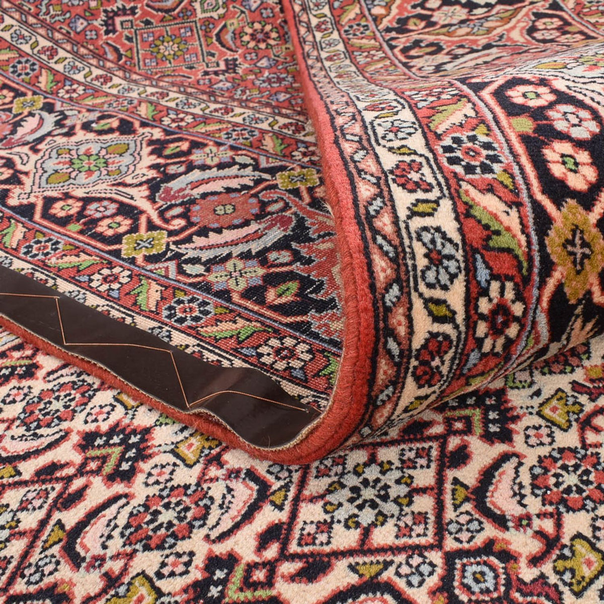 Persisk matta - Bijar - 403 x 301 cm - bordeaux röd