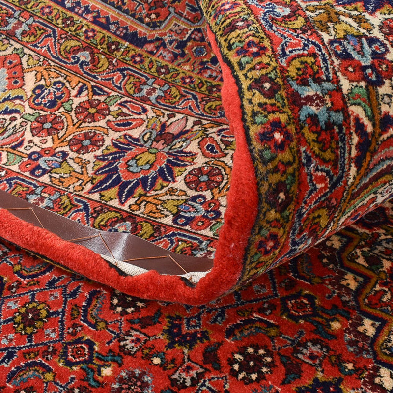 Persisk matta - Bijar - 294 x 260 cm - röd