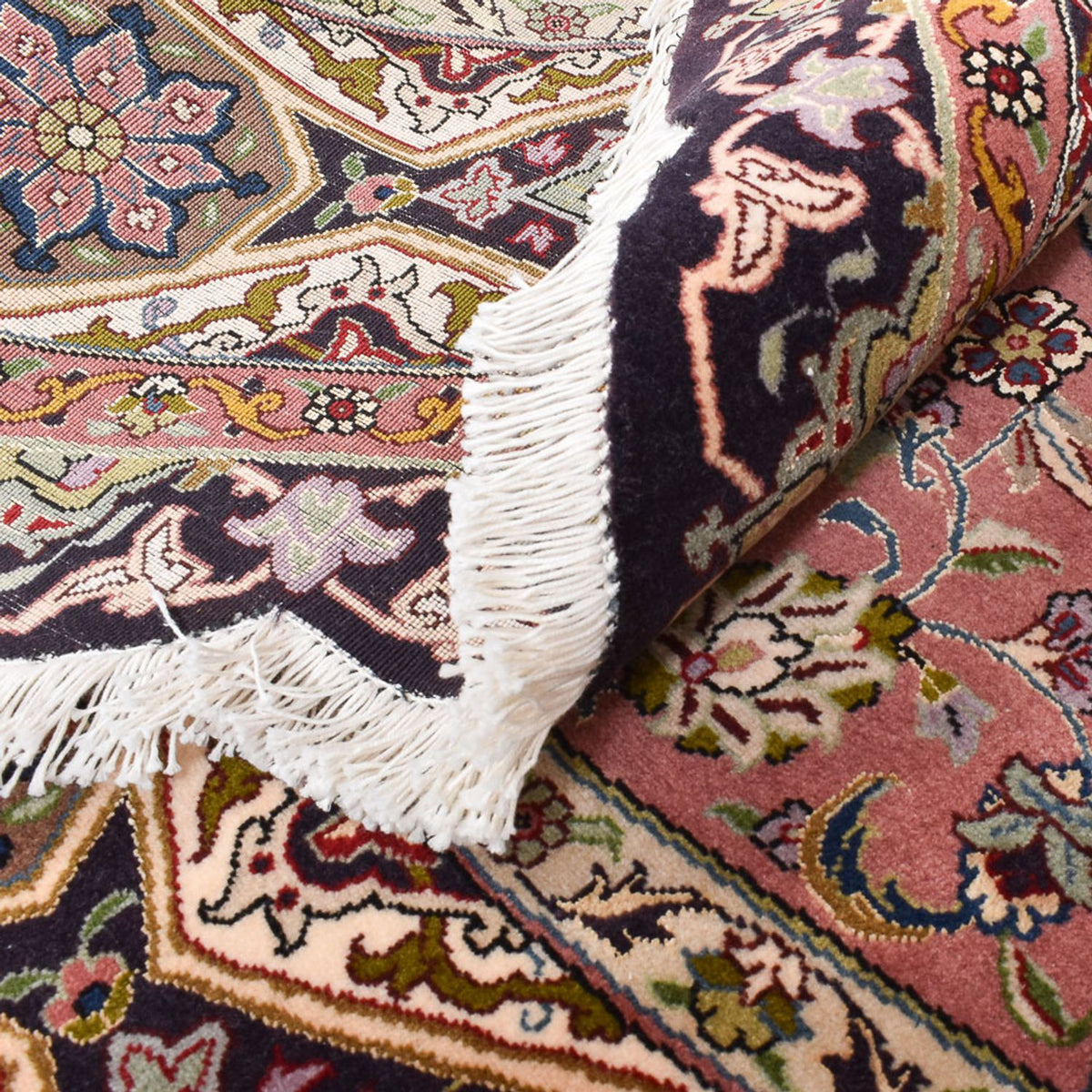 Persisk matta - Tabriz - Royal runt  - 250 x 250 cm - flerfärgad