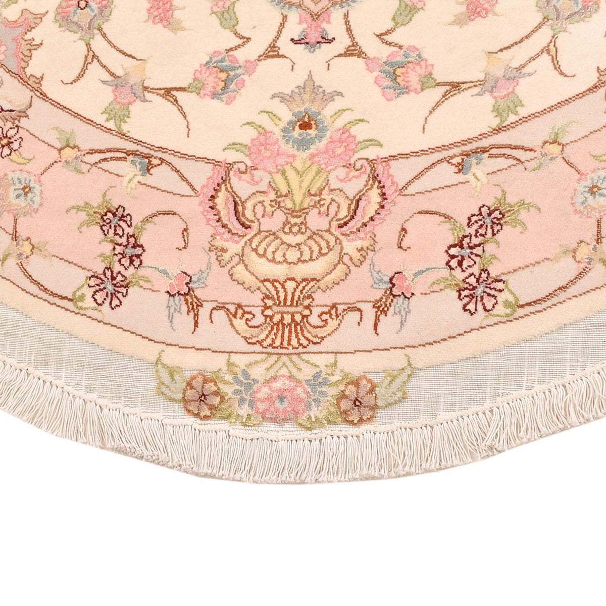 Persisk matta - Tabriz - Royal runt  - 143 x 143 cm - lax