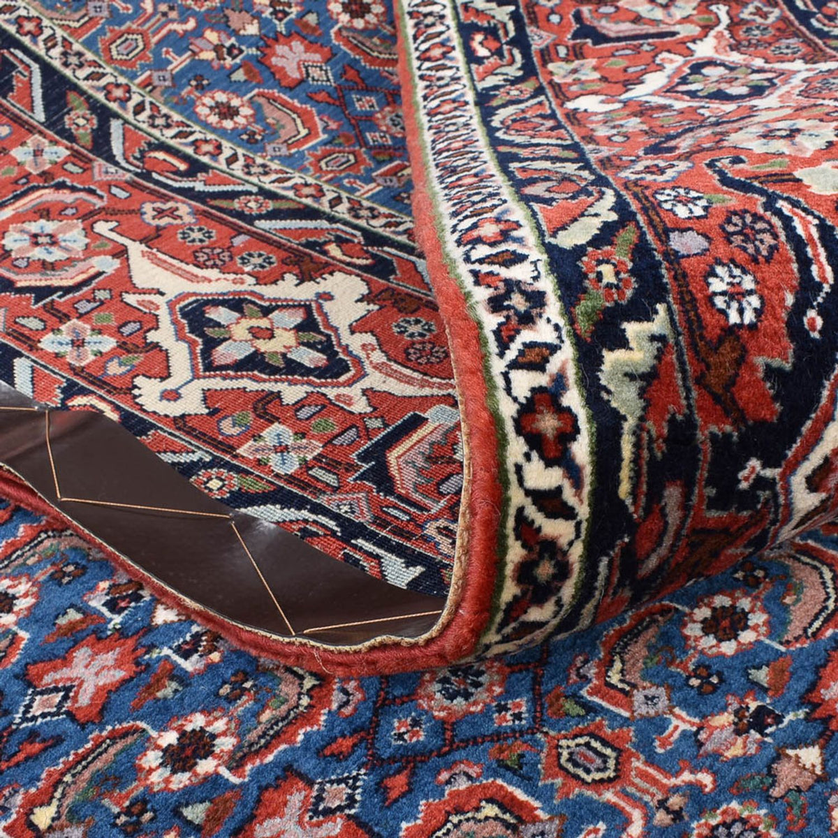 Persisk matta - Bijar - 246 x 201 cm - lila