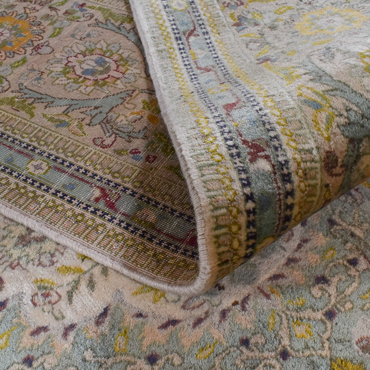 Persisk matta - Classic - 410 x 298 cm - olivgrön