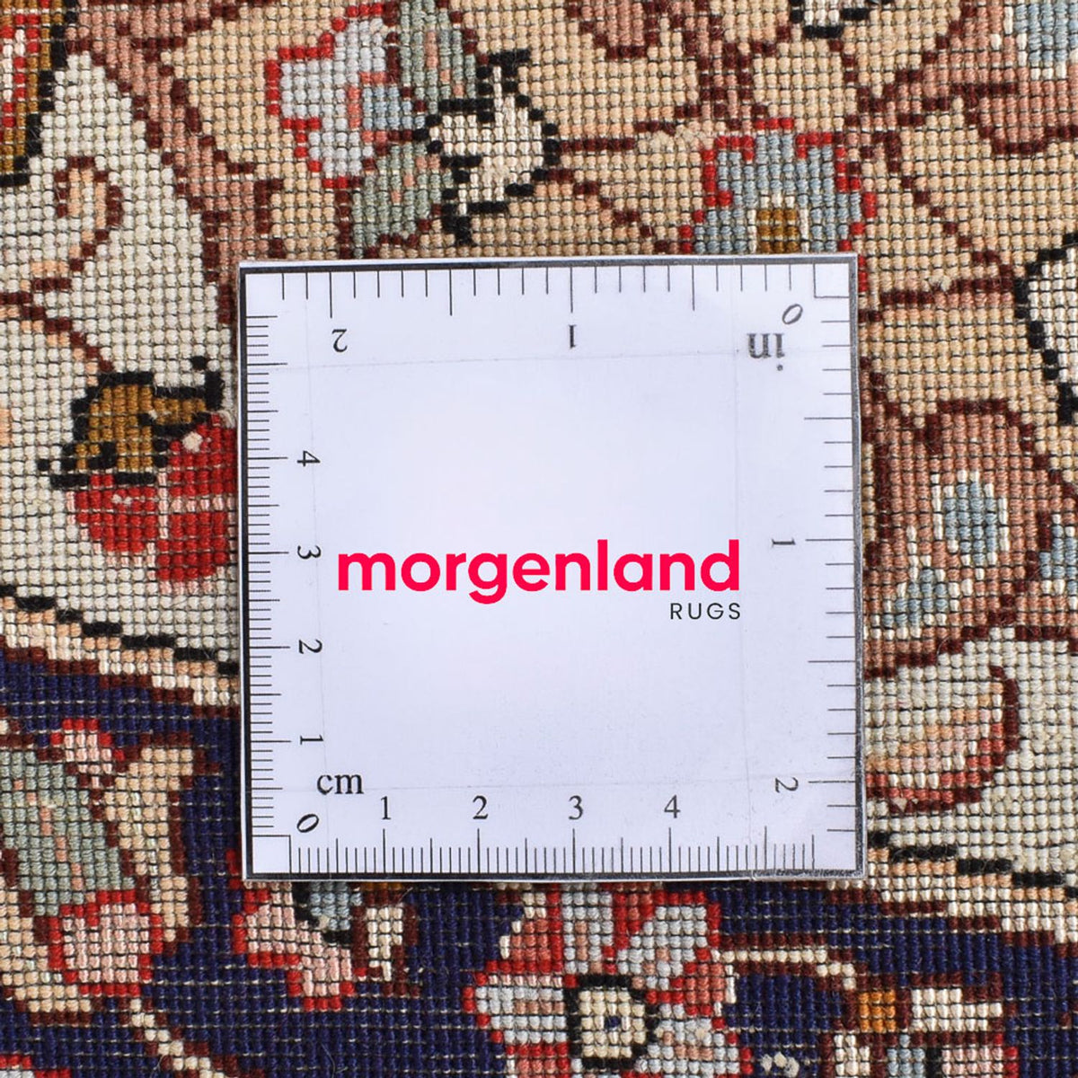 Persisk matta - Tabriz - Royal runt  - 312 x 312 cm - beige