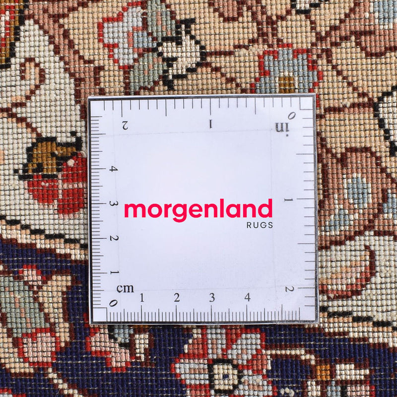 Persisk matta - Tabriz - Royal runt  - 312 x 312 cm - beige