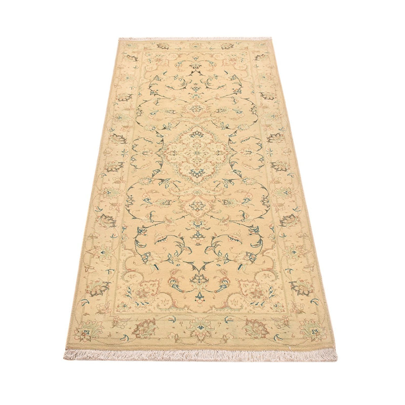 Runner Persisk matta - Tabriz - Royal - 203 x 77 cm - ljusbeige