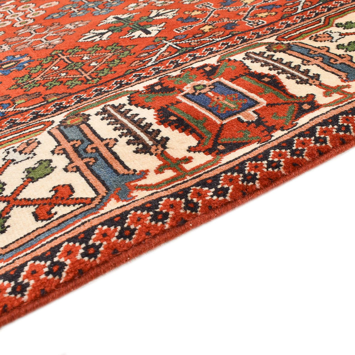 Persisk matta - Nomadic - 218 x 135 cm - ljusröd