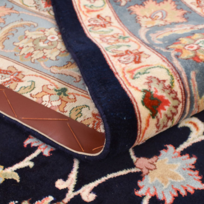 Persisk matta - Bijar - 269 x 166 cm - mörkblå