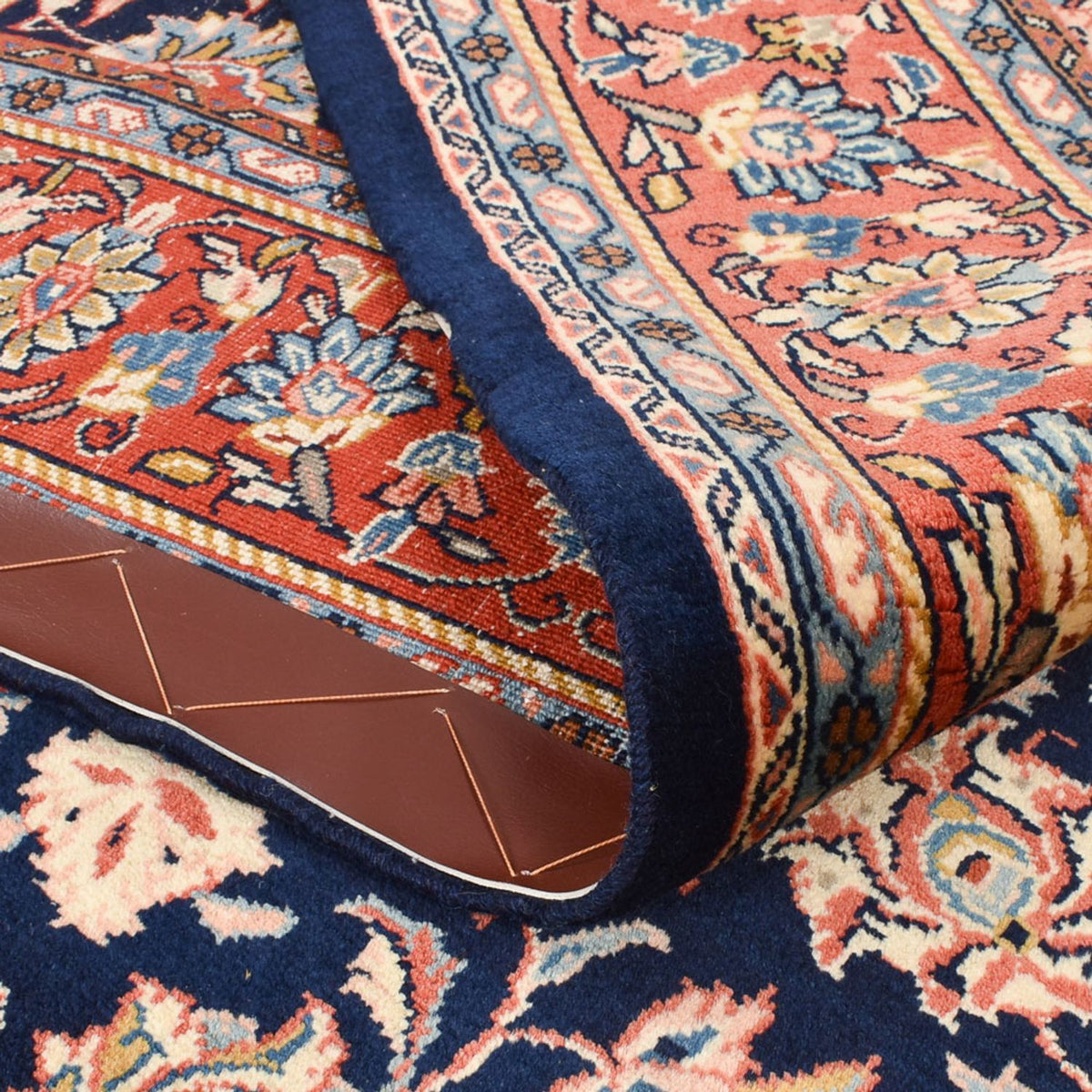 Persiska mattor - Keshan - 234 x 143 cm - mörkblå