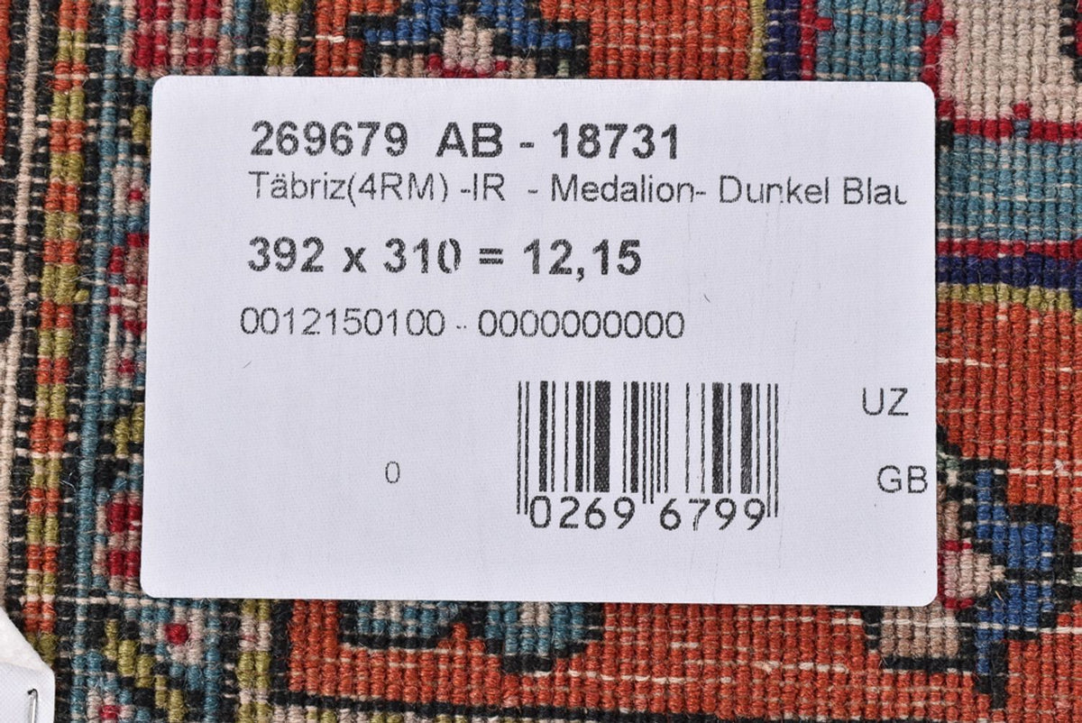 Persisk matta - Tabriz - Royal - 392 x 310 cm - rost