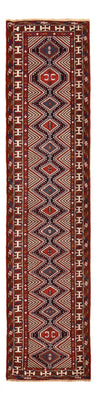 Runner Persisk matta - Nomadic - 388 x 92 cm - bordeaux röd