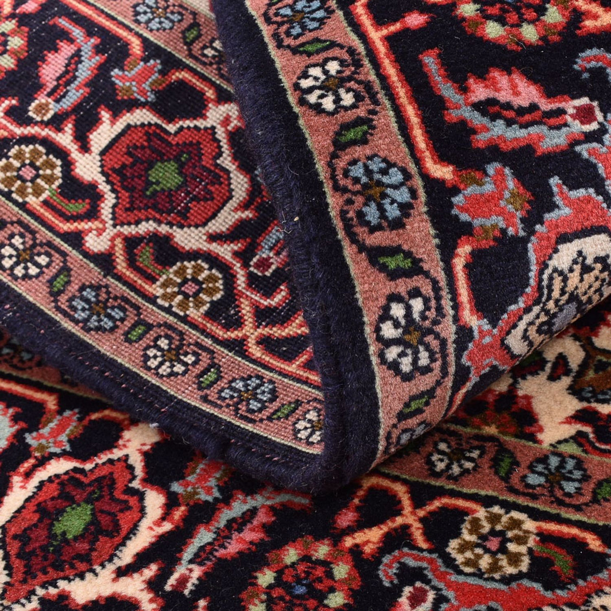 Persisk matta - Bijar - 132 x 83 cm - ljusröd