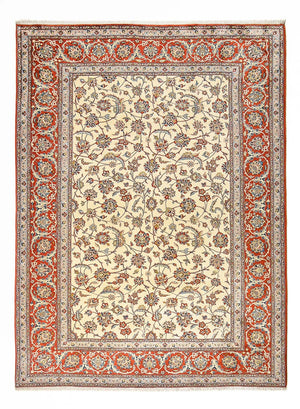 Persisk matta - Isfahan - Premium - 367 x 253 cm - ljusbeige