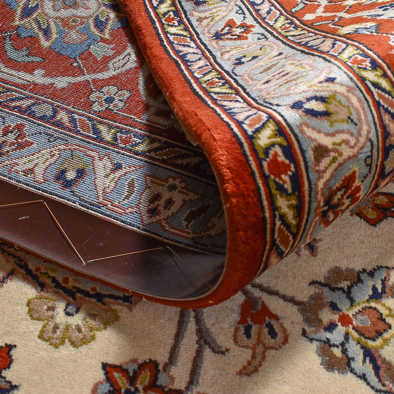 Persisk matta - Isfahan - Premium - 367 x 253 cm - ljusbeige