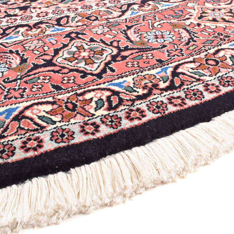 Persisk matta - Bijar - 240 x 240 cm - mörkröd