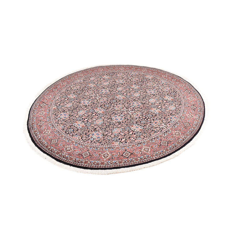 Persisk matta - Bijar - 240 x 240 cm - mörkröd