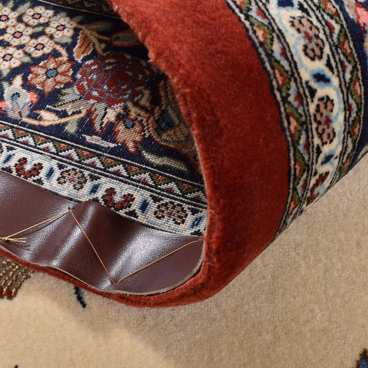 Persisk matta - Ghom - Kunglig - 200 x 136 cm - ljusbeige