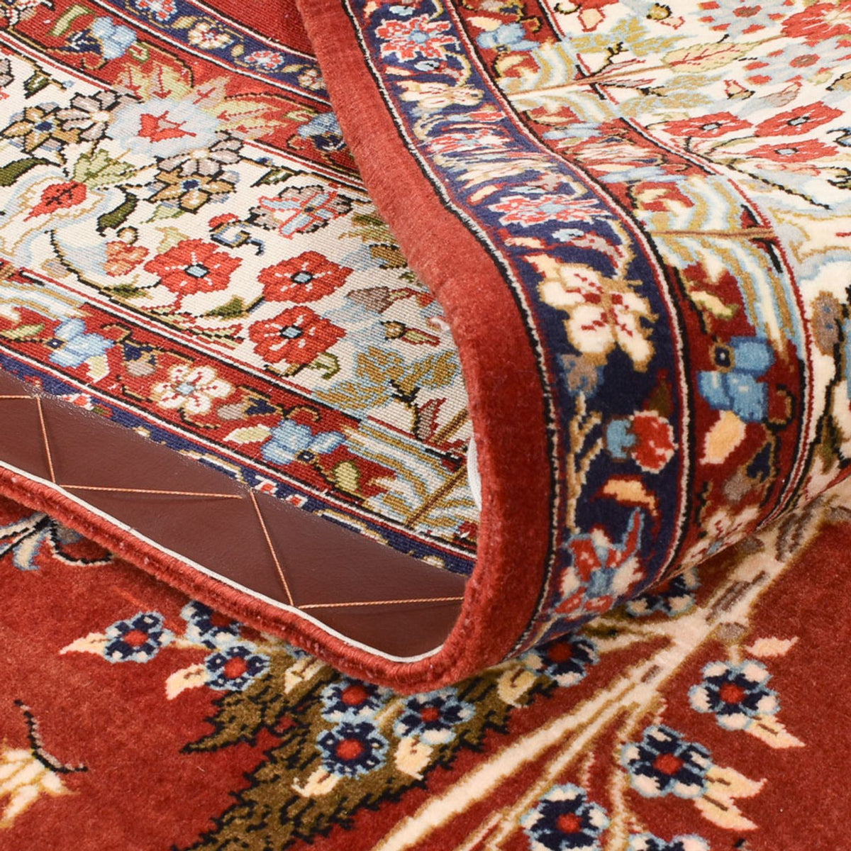 Persisk matta - Ghom - 203 x 138 cm - flerfärgad