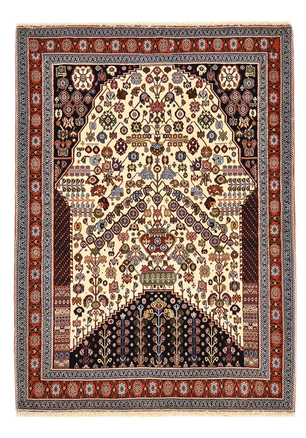 Gabbeh-matta - Kashkuli Persiska - 160 x 112 cm - flerfärgad