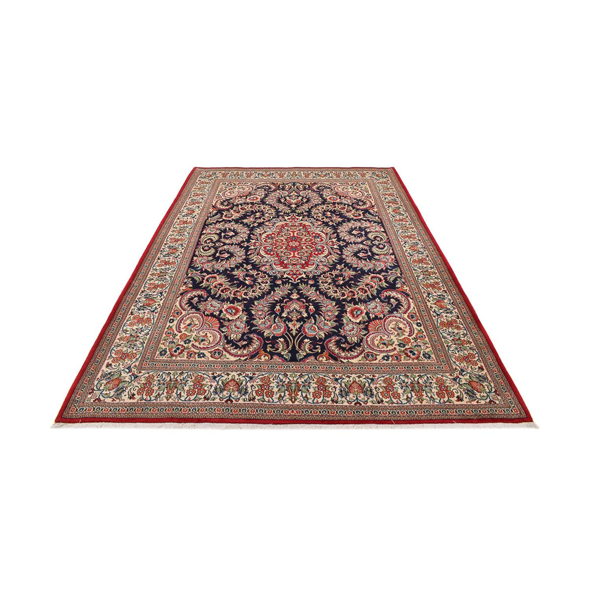 Persisk matta - Ghom - 300 x 210 cm - mörkblå