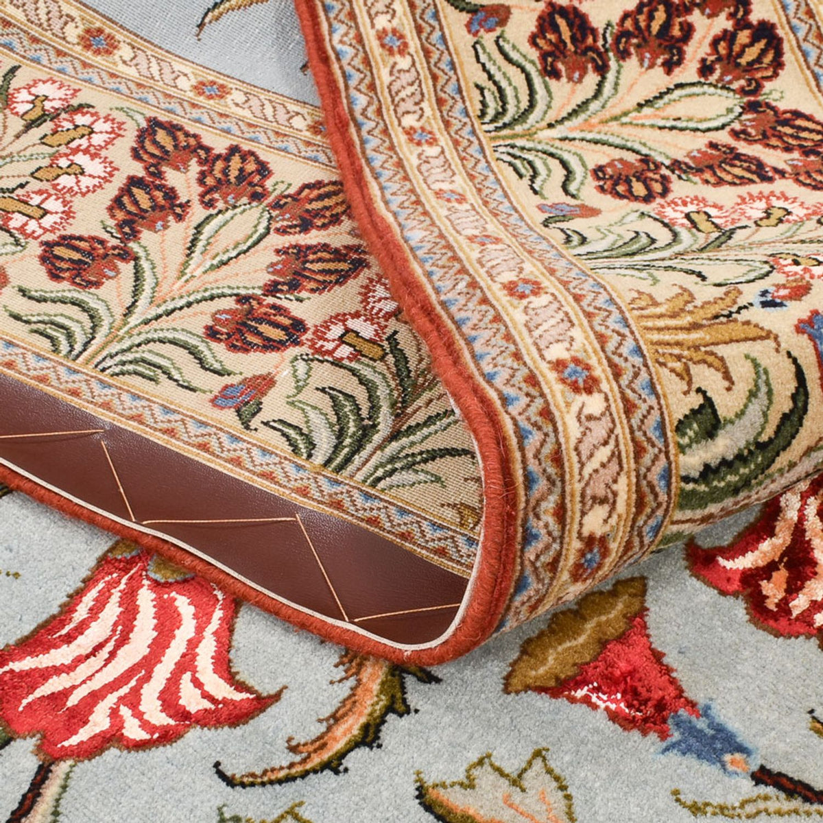 Persisk matta - Ghom - Kunglig - 200 x 131 cm - flerfärgad