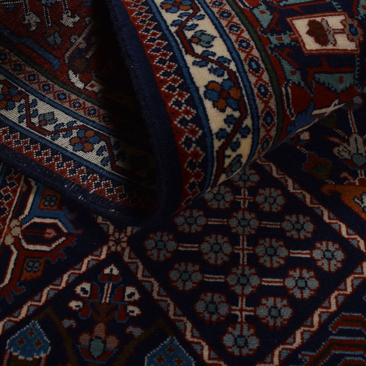 Persisk matta - Nomadic - 293 x 203 cm - rött vin