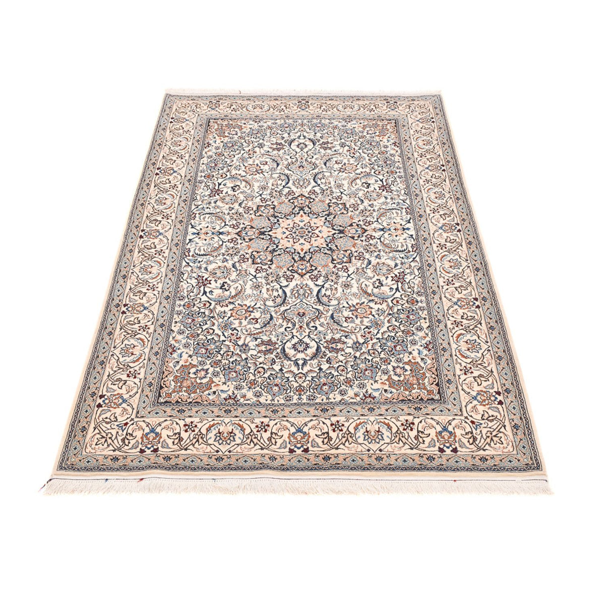 Persisk matta - Nain - Premium - 208 x 124 cm - ljusbeige