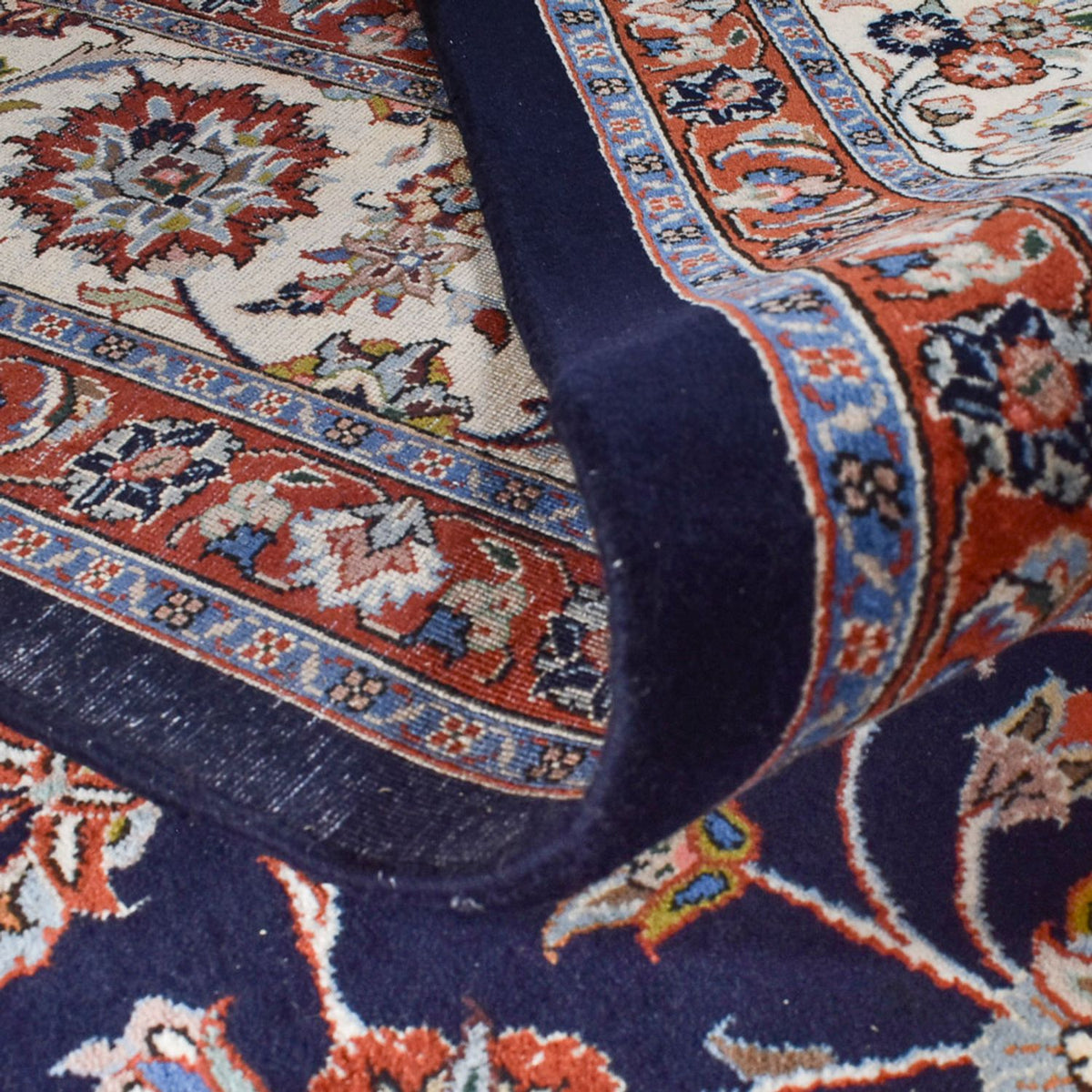 Persisk matta - Classic - Kungliga - 343 x 250 cm - mörkblå