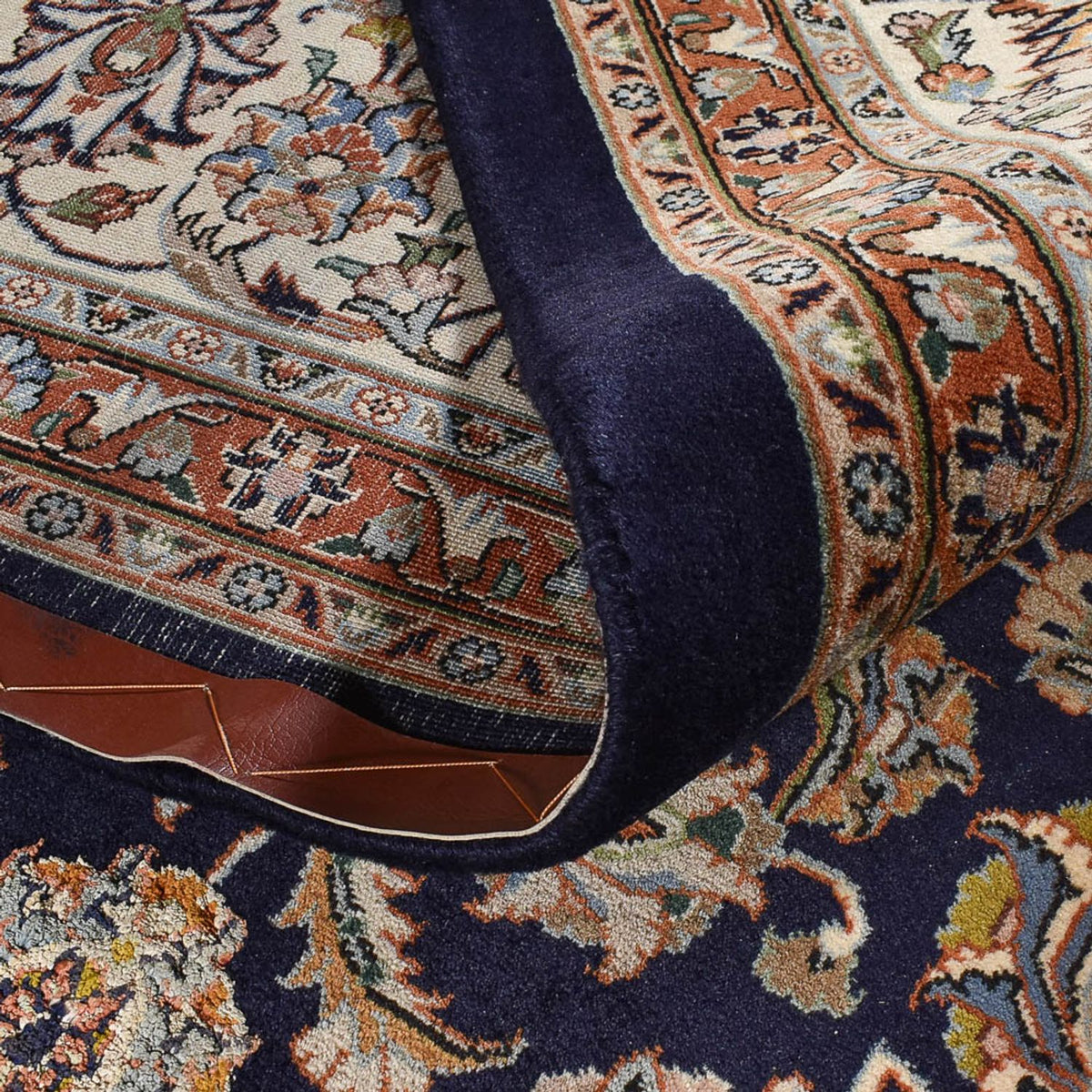 Persisk matta - Classic - Kungliga - 396 x 300 cm - mörkblå