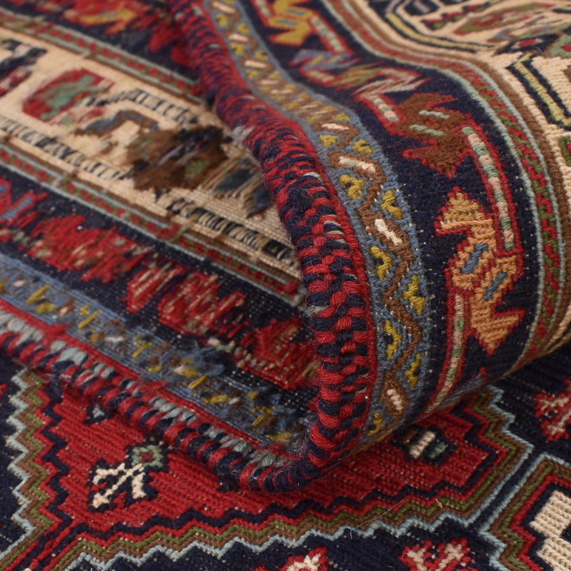 Kelim Carpet - orientalisk matta - 289 x 193 cm - ljusröd
