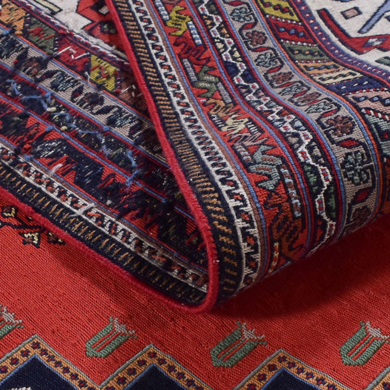 Kelim Carpet - orientalisk matta - 297 x 198 cm - flerfärgad