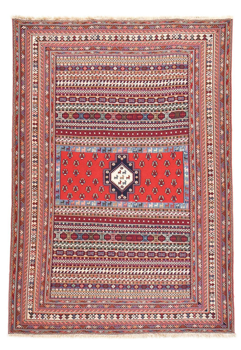 Kelim Carpet - orientalisk matta - 289 x 200 cm - flerfärgad