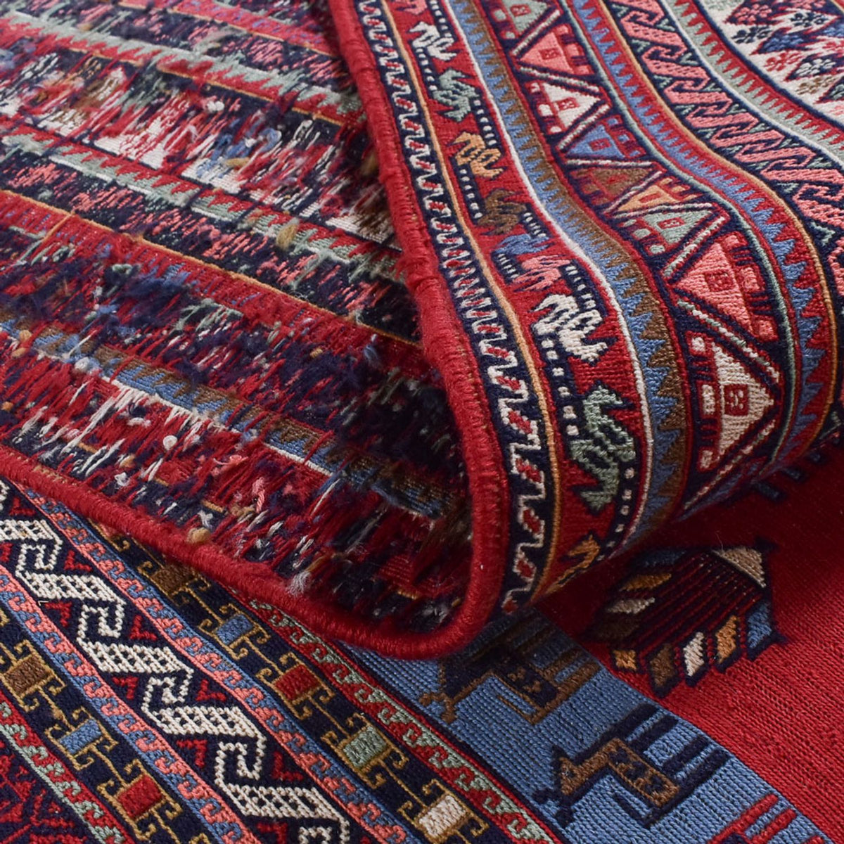 Kelim Carpet - orientalisk matta - 289 x 200 cm - flerfärgad