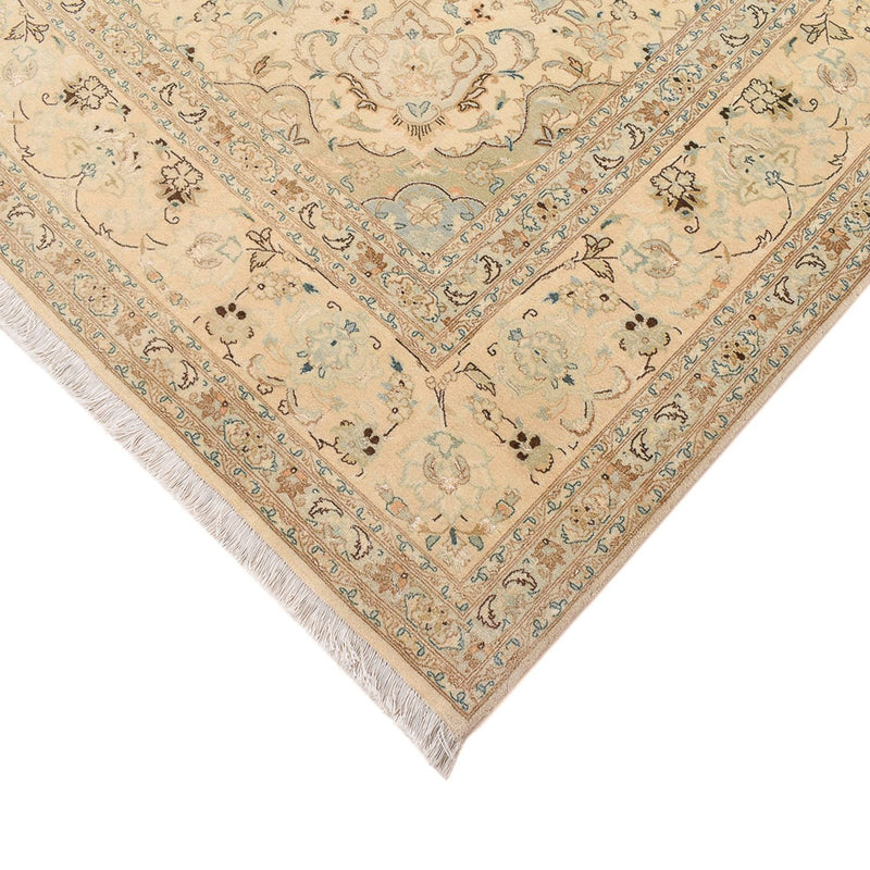 Persisk matta - Tabriz - Royal - 342 x 252 cm - ljusbeige